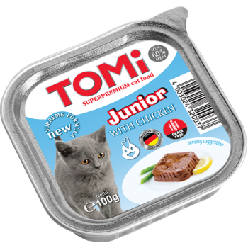 Tomi Alu Yavru Junior Kedi Maması 100 Gr 
