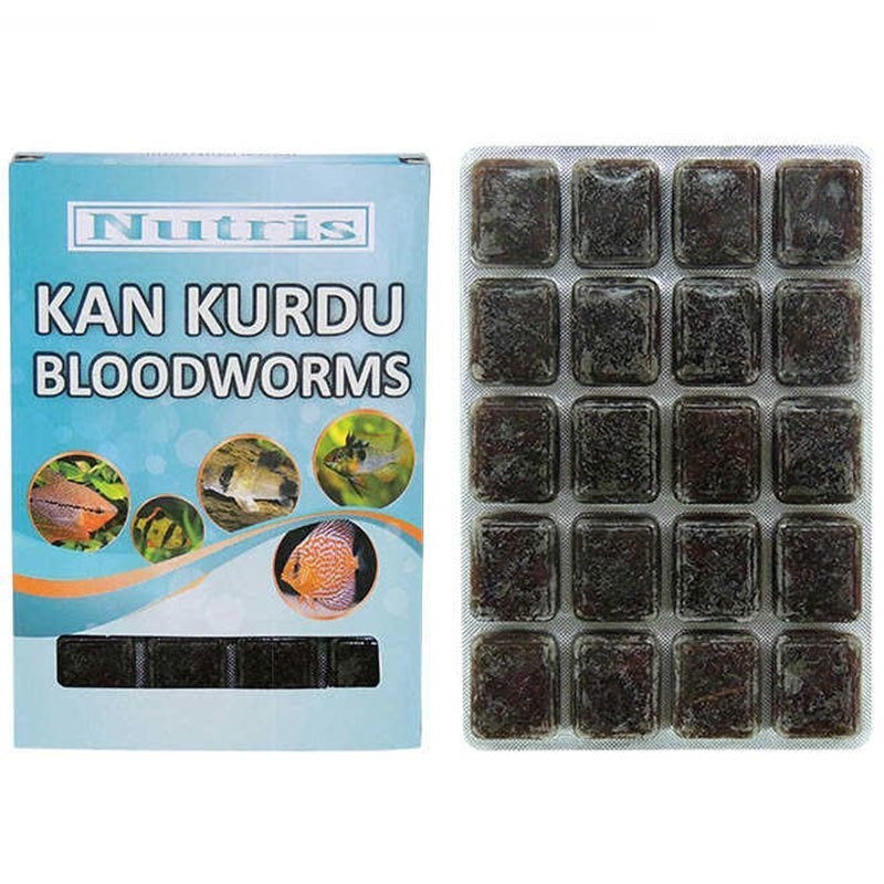 Nutrıs Bloodworm (kan Kurdu) 20 Tablet 100 Gr 2 Adet 