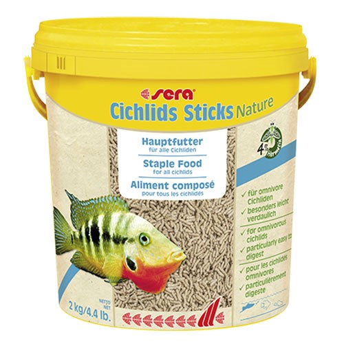 Sera Cichlids Sticks Nature 10 Lt (2 Kg) 