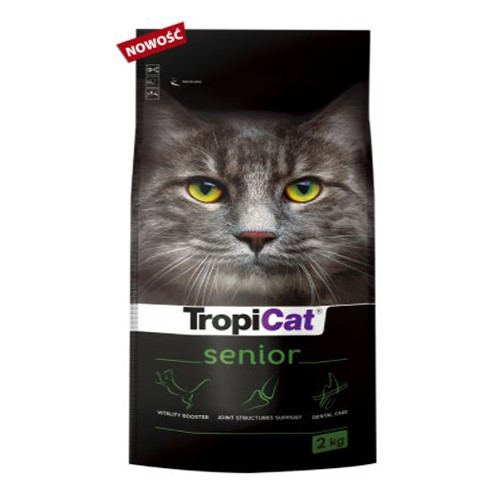 TropiCat  Senior (Yaşlı Kedi ve Diş Bakımı için) 2 Kg 
