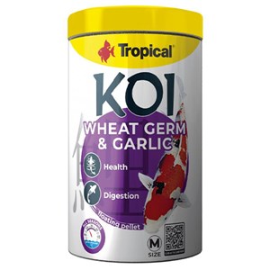 Tropical Koi Wheat Germ&Garlic Pellet Size M 1000ml/320g