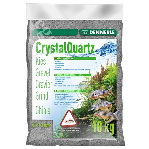 Dennerle Crystal Quartz Gravel Slate Grey 10 Kg 