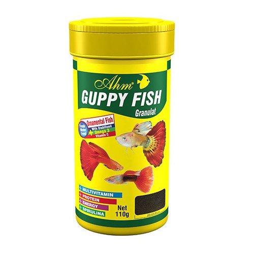 Ahm Guppy Fish Granulat 250 Ml 