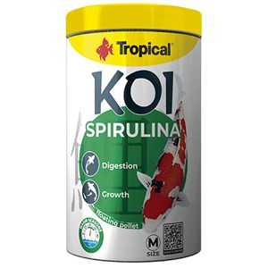 Tropical Koi Spirulina Pellet Size M 1000ml/320g