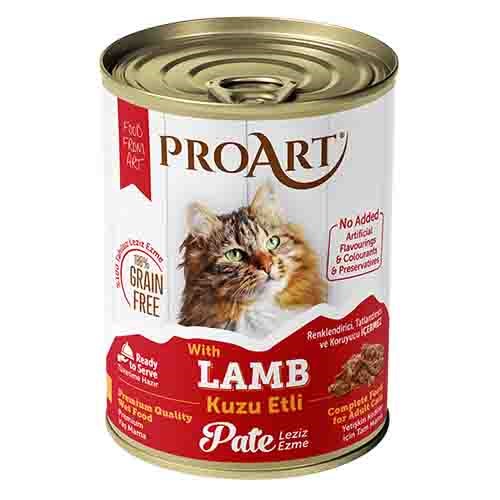 ProArt Kısır Kediler için Kuzu Etli Konserve 400 gr 10 Adet 