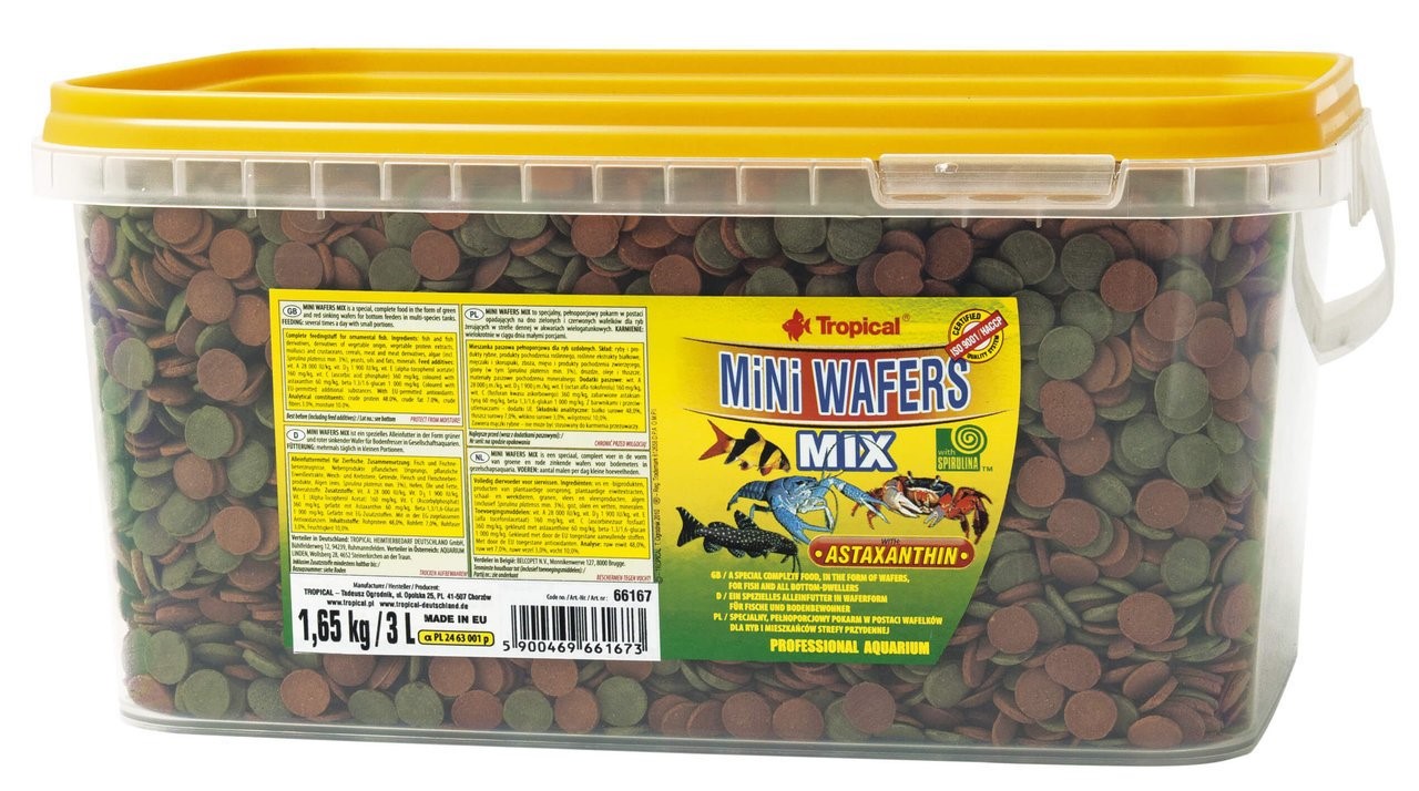 Tropical Mini Wafers Mix 50 gr (Kovadan Bölme) 