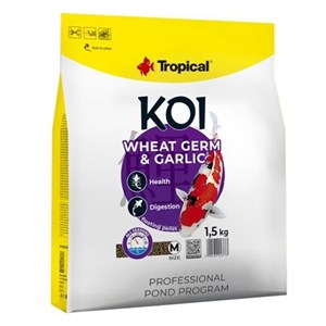 Tropical Koi wheat Germ & Garlic Pellet M 5L/1,5KG
