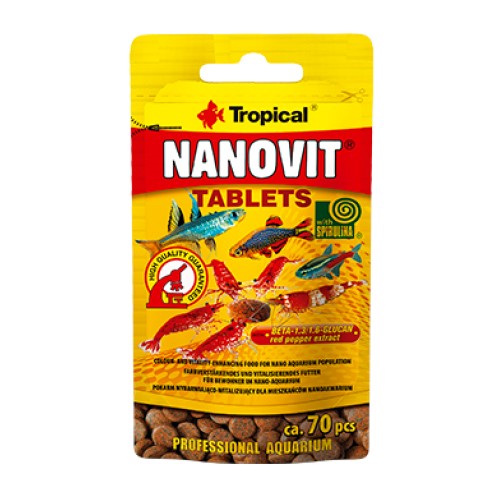 Tropical Nanovit Tablets 10Gr/70Adet 