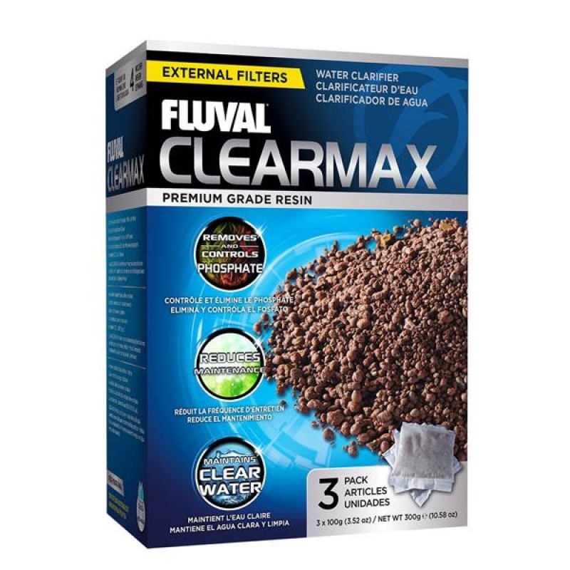 Fluval Clearmax Fosfat Nitrit Giderici 3x100gr 