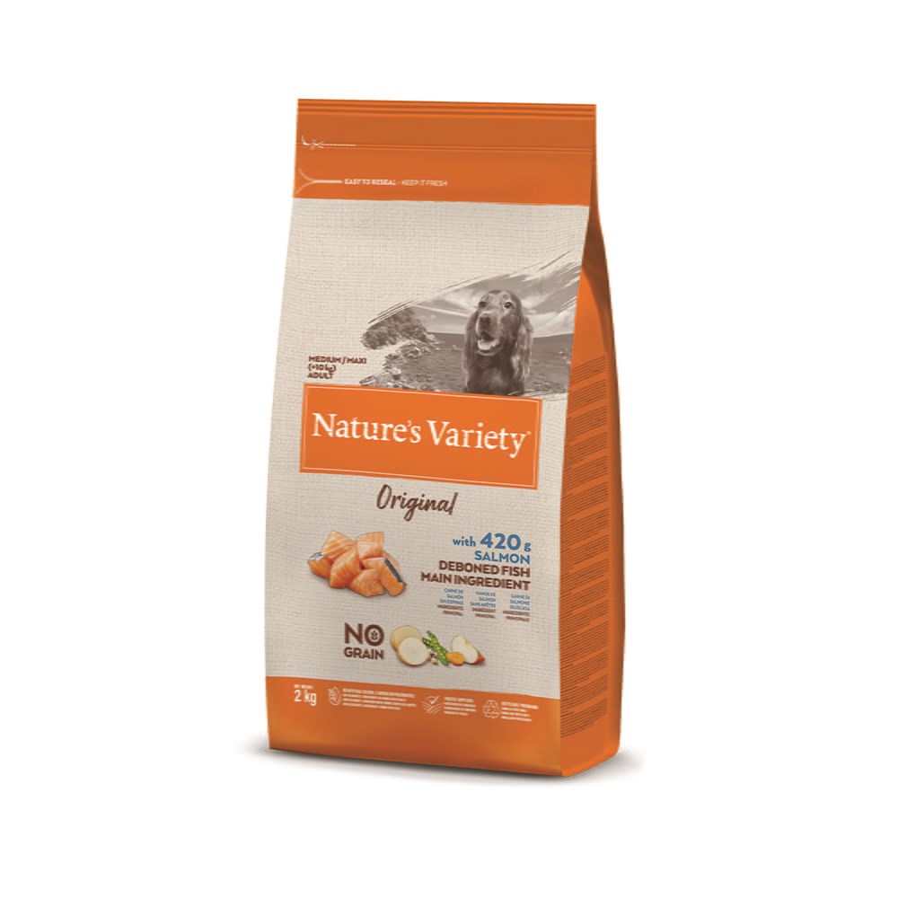 N.v. Dog No Graın Medıum/maxı Adult Salmon 2kg 