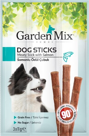 Gardenmix Somonlu Köpek Stick Ödül 3*11g 20‘li
