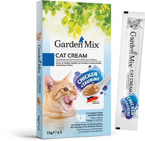 Garden Mıx Kedi Kreması Tavuk+taurin 15gr*5