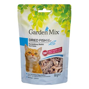 Garden Mıx Kurutulmuş Balıklı Kedi Ödülü 60 Gr